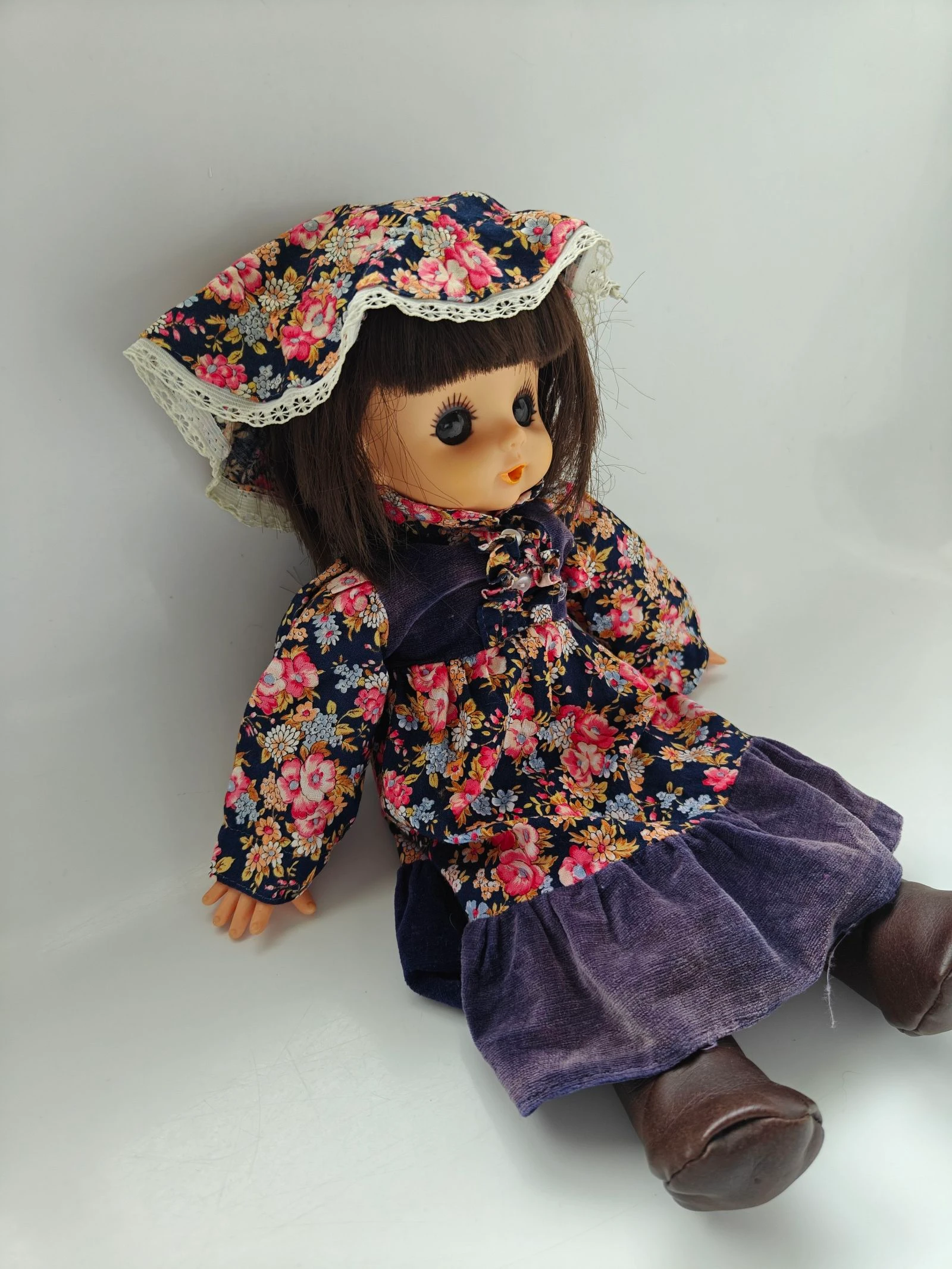 Vintage Japanse groot oog pop van circa 
37 cm – photo 3